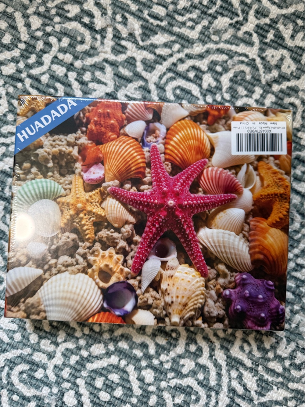 HUADADA Jigsaw Puzzles for Adults 1000 Pieces Beach Shells Letter on Back New